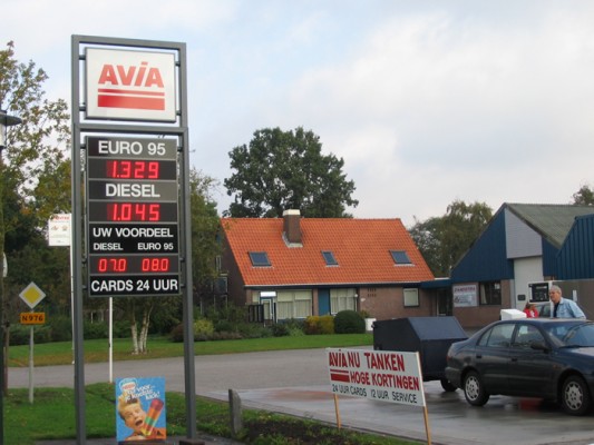 benzineprijzen